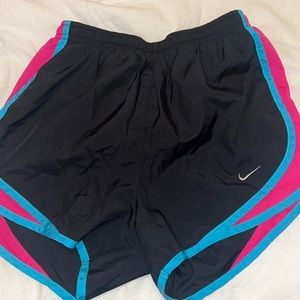 Black/blue/pink Nike shorts